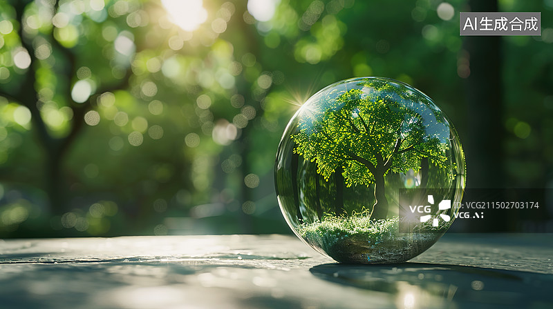 【AI数字艺术】保护地球环保地球图片素材