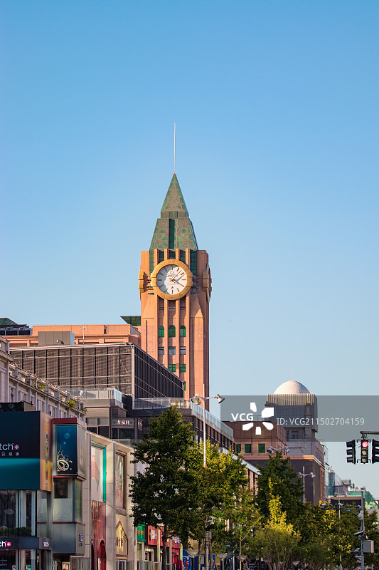 王府井欧式建筑图片素材