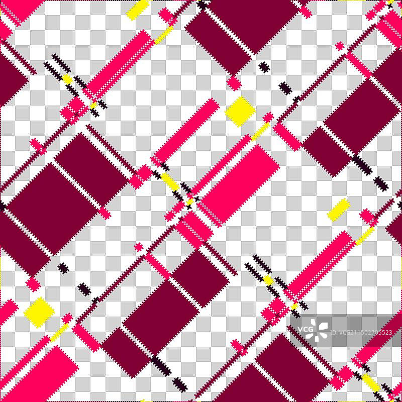 格子纹理的格子图案无缝图案，带A图片素材