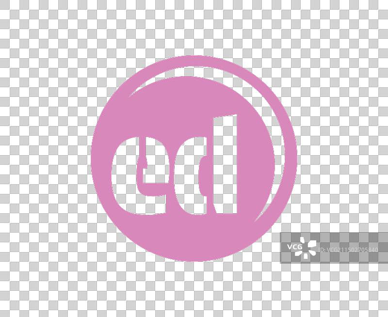 ED运动会徽或团队标志球类Logo设计图片素材