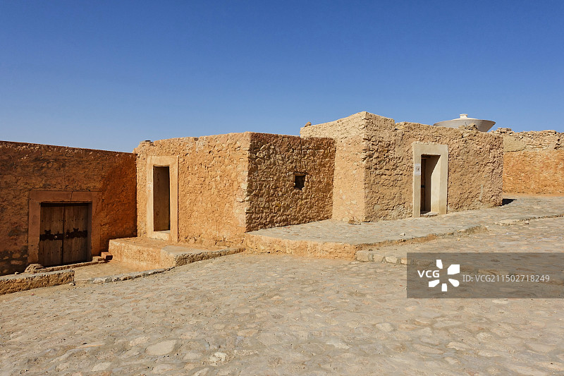 突尼斯托泽尔省歇比卡沙漠绿洲图片素材