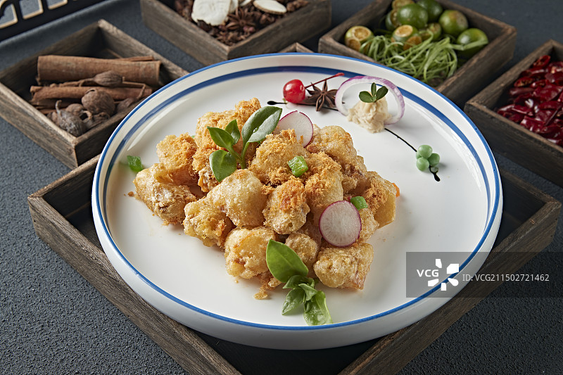 咸蛋黄肉松焗南瓜图片素材