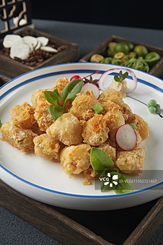 咸蛋黄肉松焗南瓜图片素材