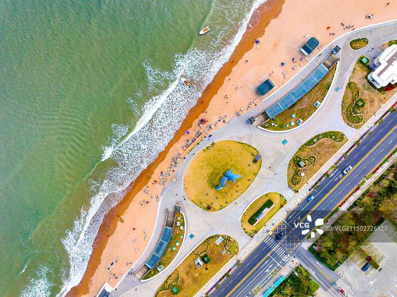 山东青岛崂山区城市风光图片素材