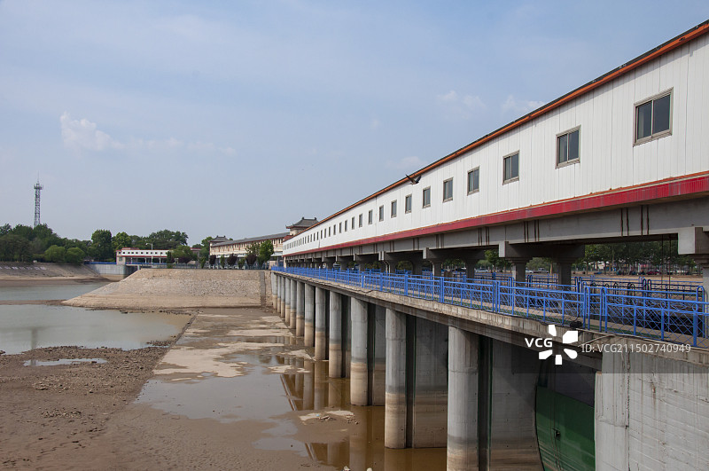 德州武城县四女寺水利枢纽图片素材