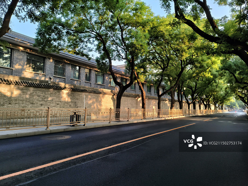 故宫胡同光影图片素材