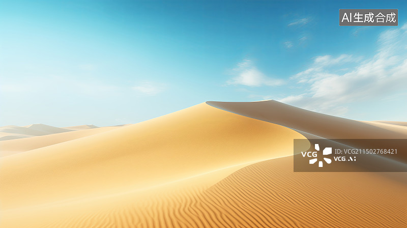 【AI数字艺术】沙漠的自然风光图片素材