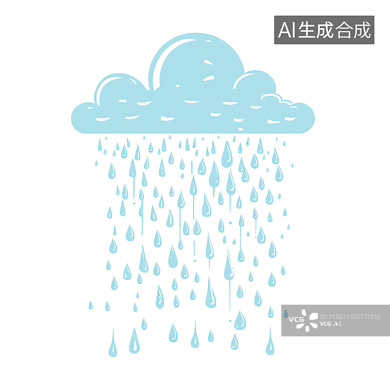 【AI数字艺术】白色背景下的手绘特写镜头图片素材