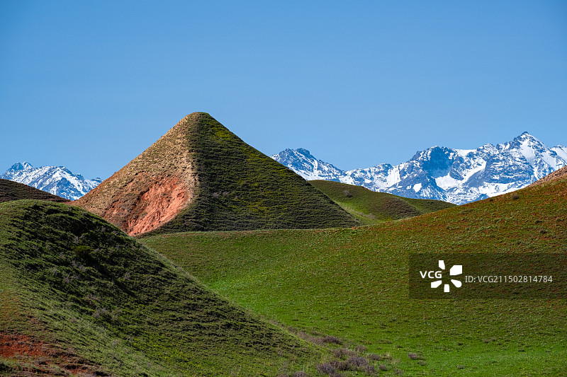 初春观音沟图片素材