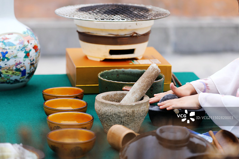 硒茶盛宴图片素材