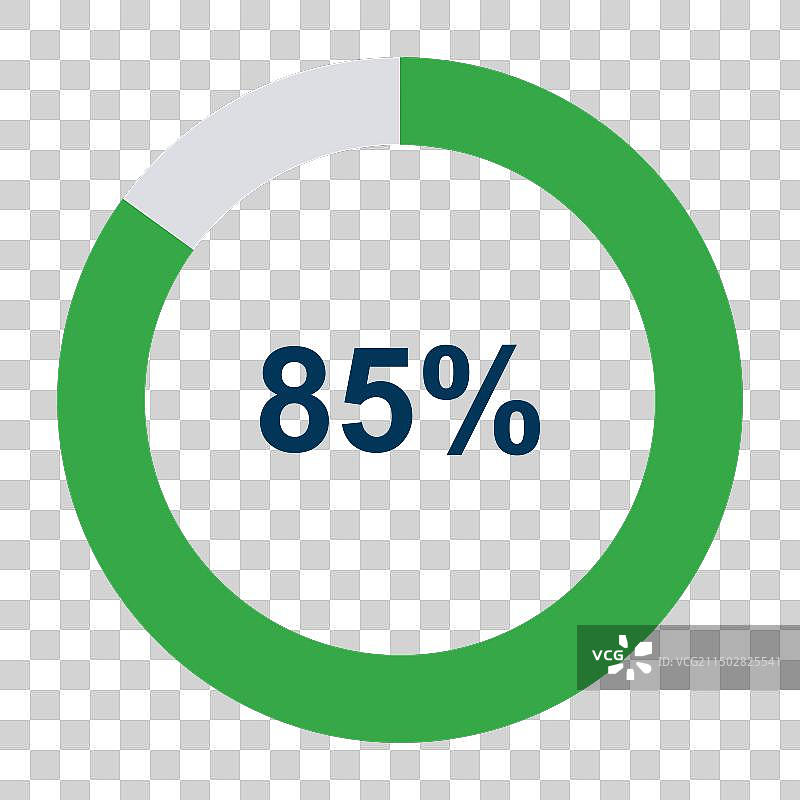 信息圆形图85%图标图片素材