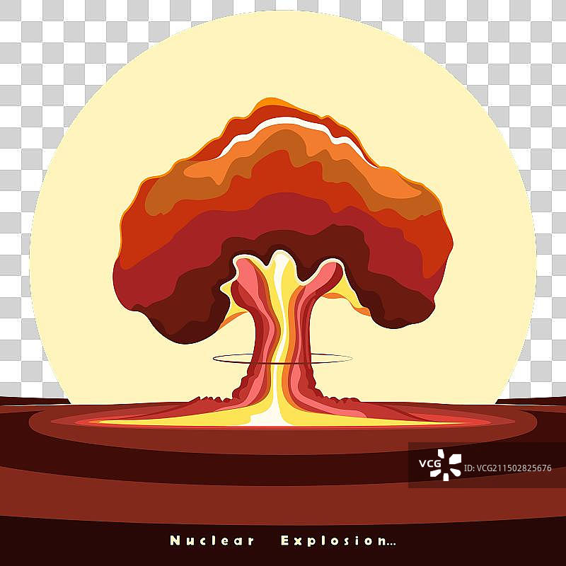 巨大的核爆炸图片素材
