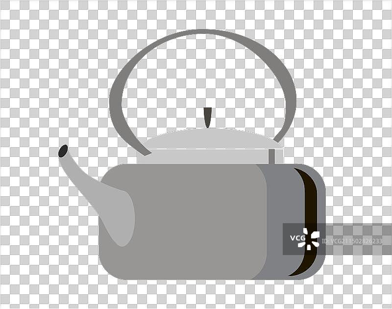 扁平风老式茶壶图标图片素材