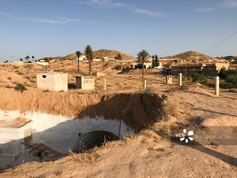 突尼斯马特马他柏柏尔部落图片素材