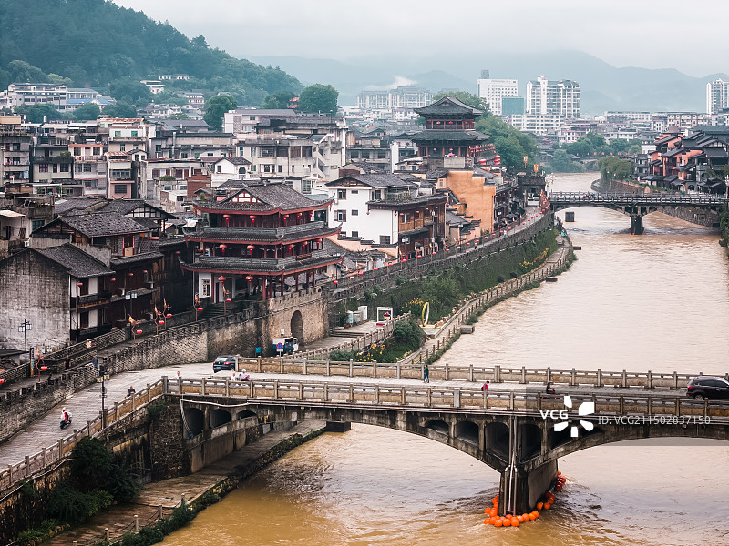 长汀古城图片素材