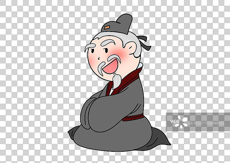 农民，农夫，劳作，干活，成语故事，古代图画书儿童文学读书角色场景插画设计元素图片素材