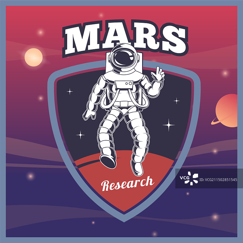 宇宙星空探索火星冒险之旅图片素材