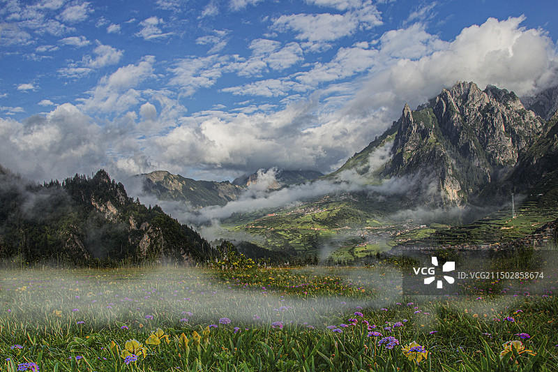 人间仙境图片素材