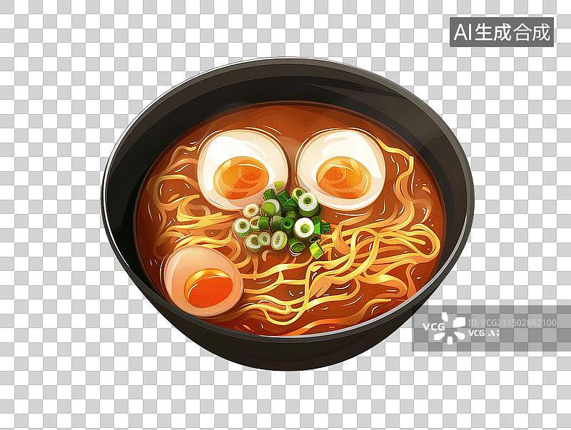 【AI数字艺术】拉面 卡通的图片素材