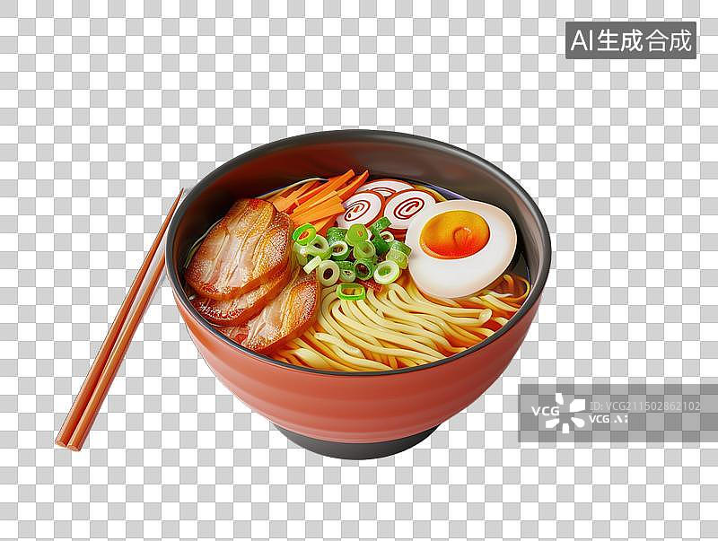 【AI数字艺术】拉面 卡通的图片素材