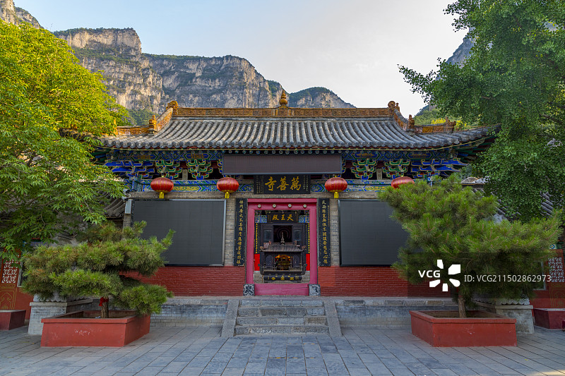 焦作云台山景区万善寺图片素材