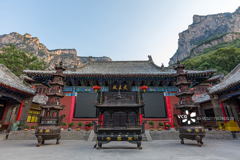 焦作云台山景区万善寺天王殿图片素材