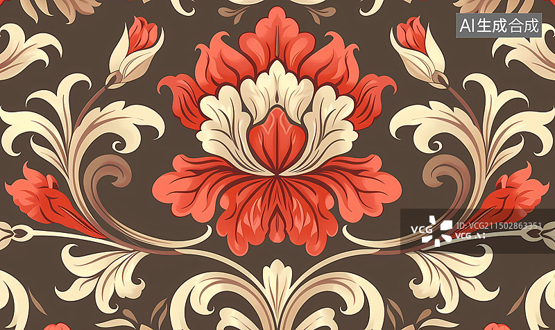 【AI数字艺术】中国风,复古,图案,纹理,背景图片素材