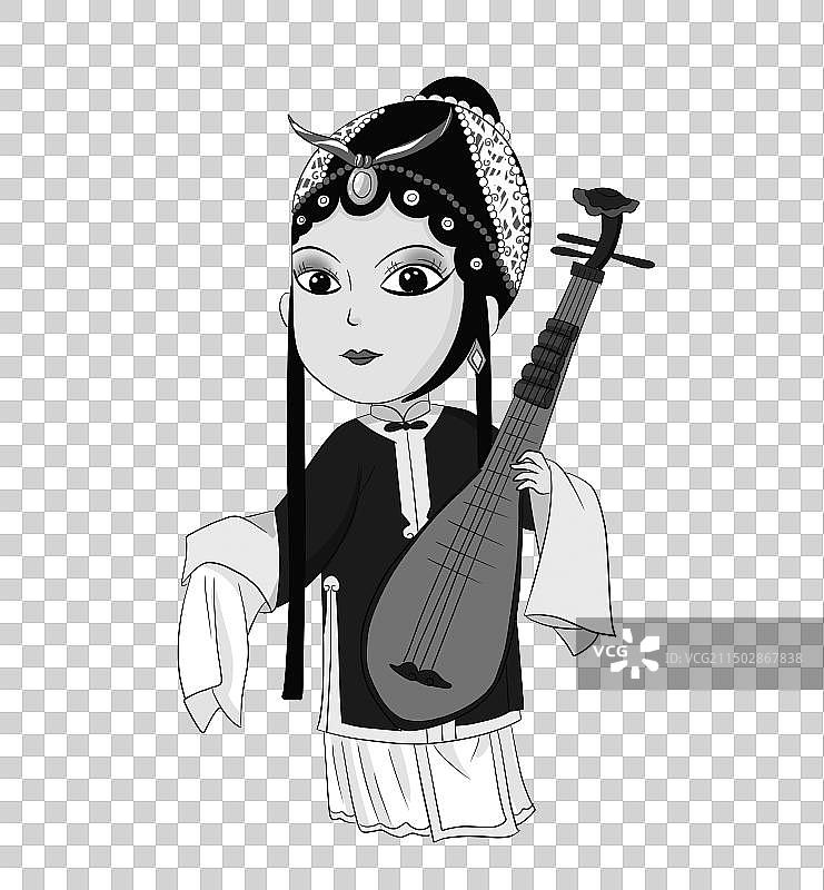 戏曲人物秦香莲图片素材