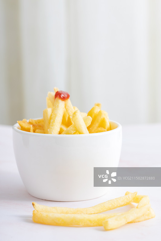 一份简单的炸薯条零食图片素材