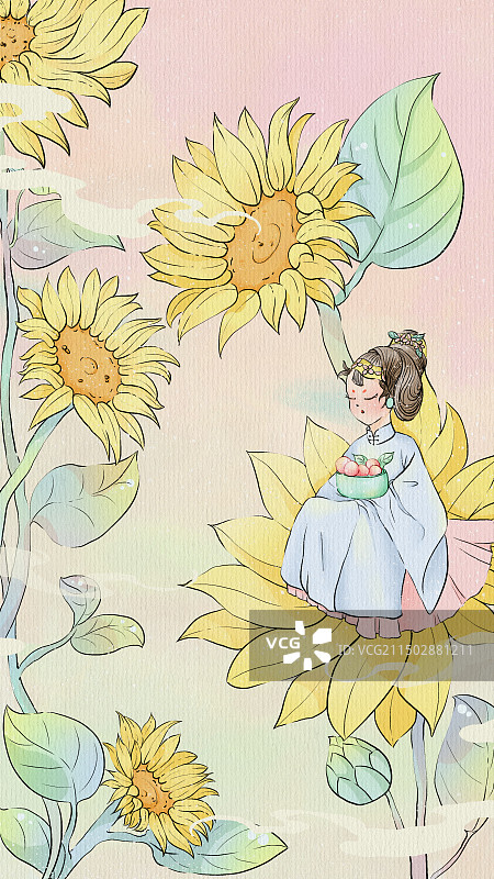 二十四节气夏至图片素材