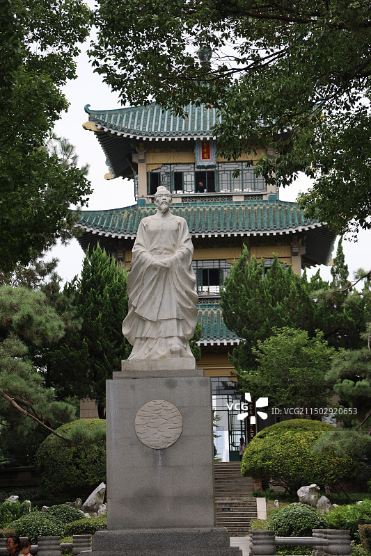 东湖雕像图片素材