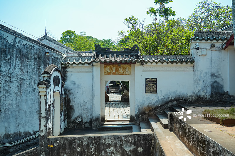 东坡书院 海南省海口市五公祠  海南贬谪文化  全国重点文物保护单位图片素材