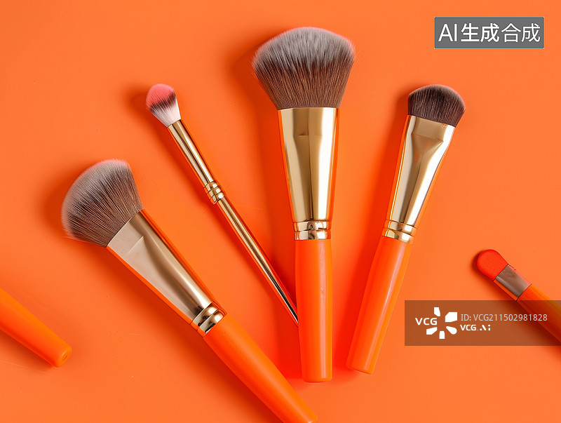 【AI数字艺术】化妆刷子图片素材