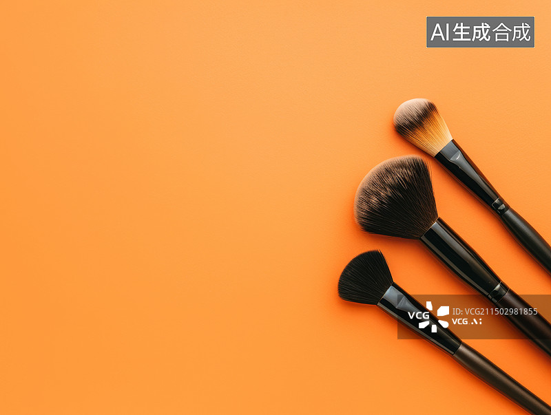 【AI数字艺术】化妆刷子图片素材