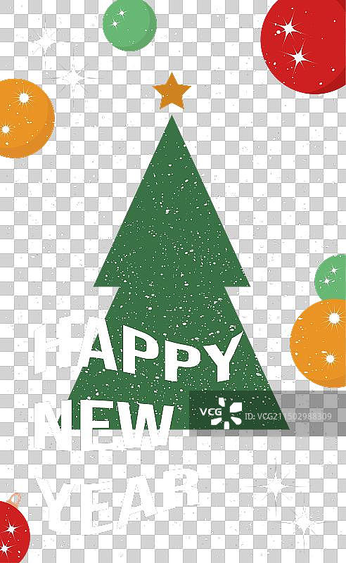 现代风格圣诞节明信片图片素材