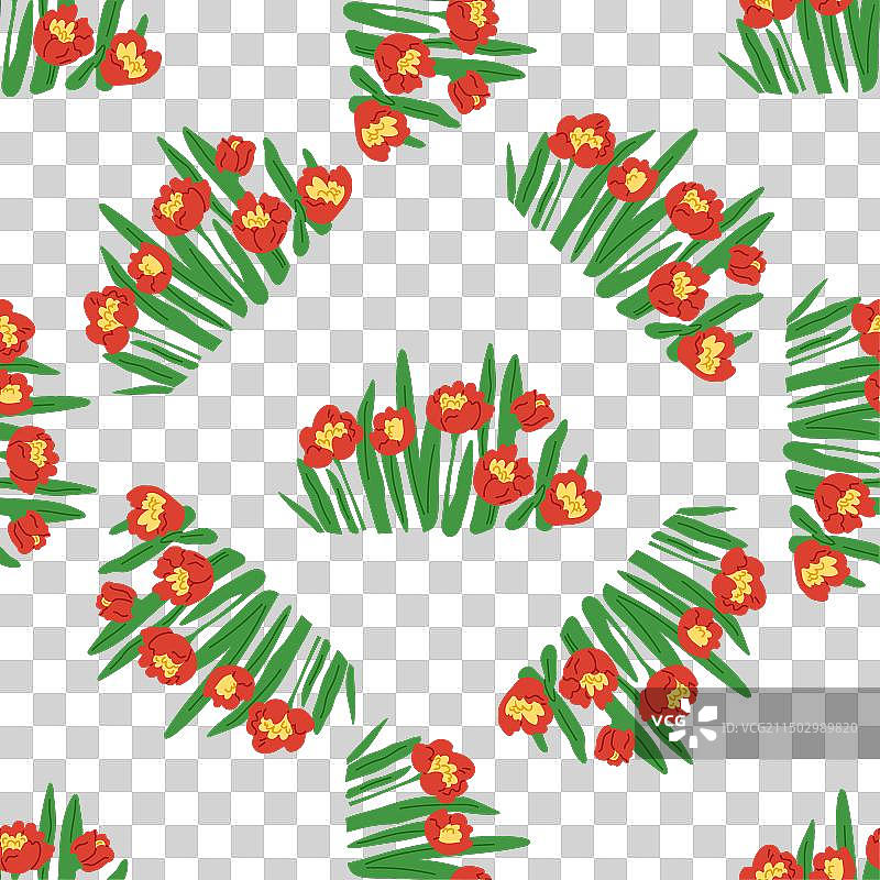 花卉无缝图案图片素材