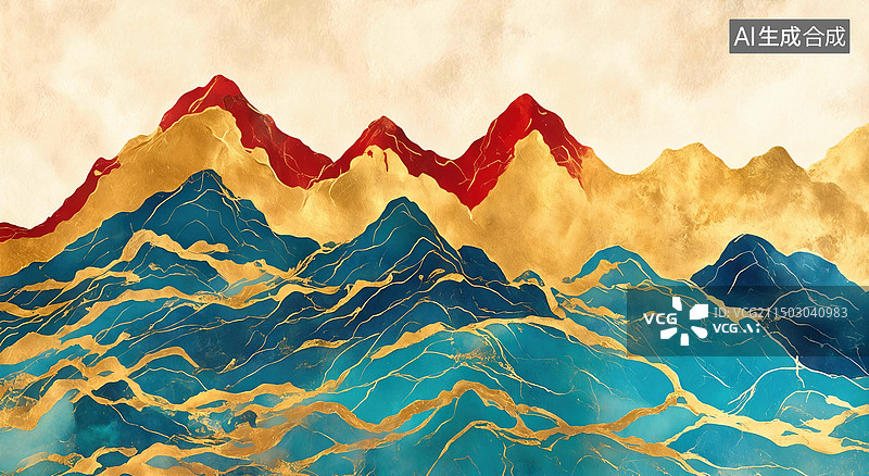 【AI数字艺术】奢华质感创意背景纹理图片素材