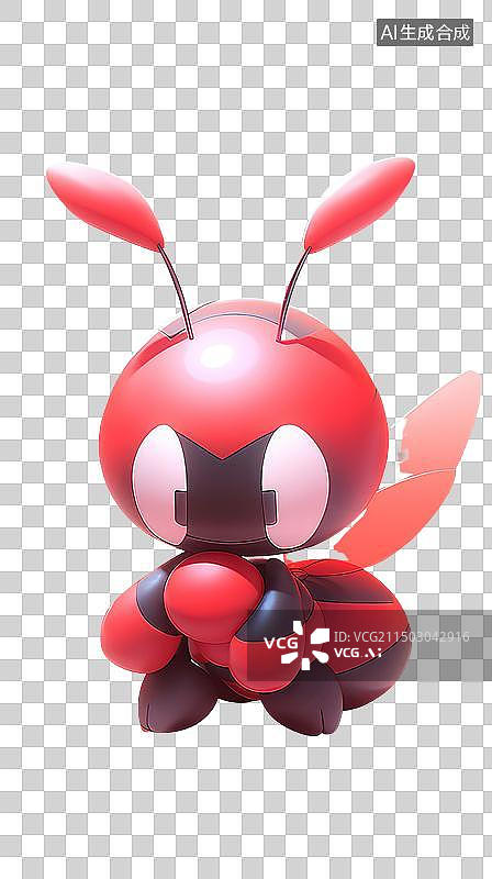 【AI数字艺术】小蚂蚁免抠元素图片素材