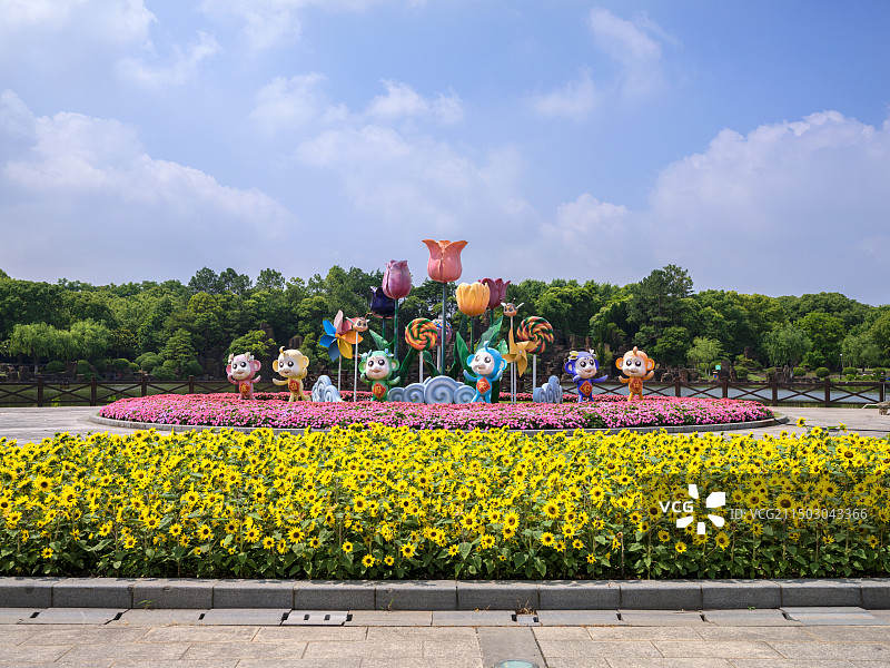 上海鲜花港图片素材