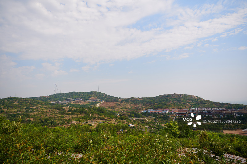 邹城越峰山景区图片素材
