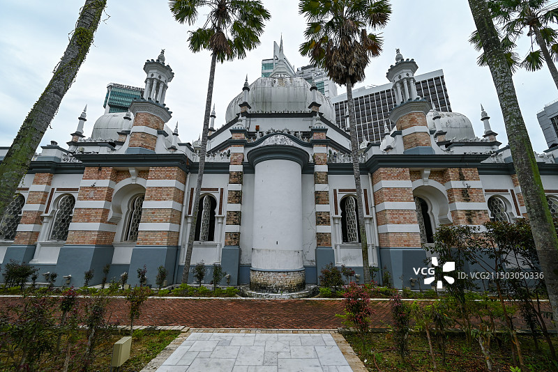 马来西亚吉隆坡占美清真寺图片素材