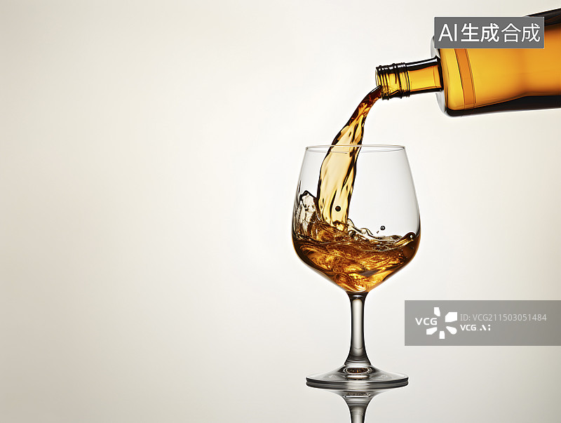 【AI数字艺术】玻璃酒杯创意摄影图片素材