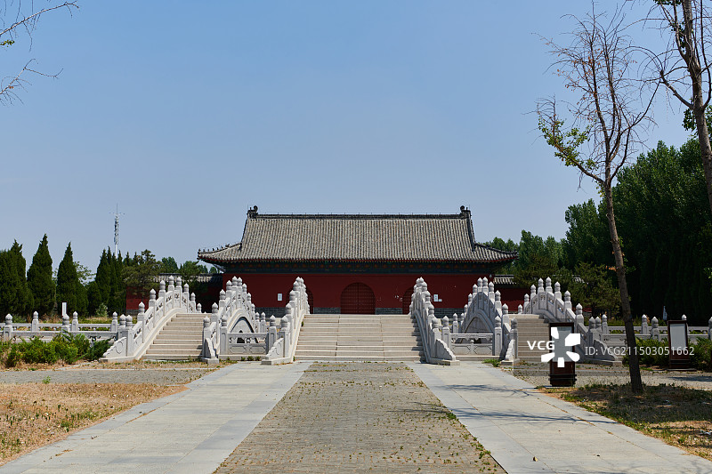 邹城明鲁王墓 鲁荒王陵图片素材