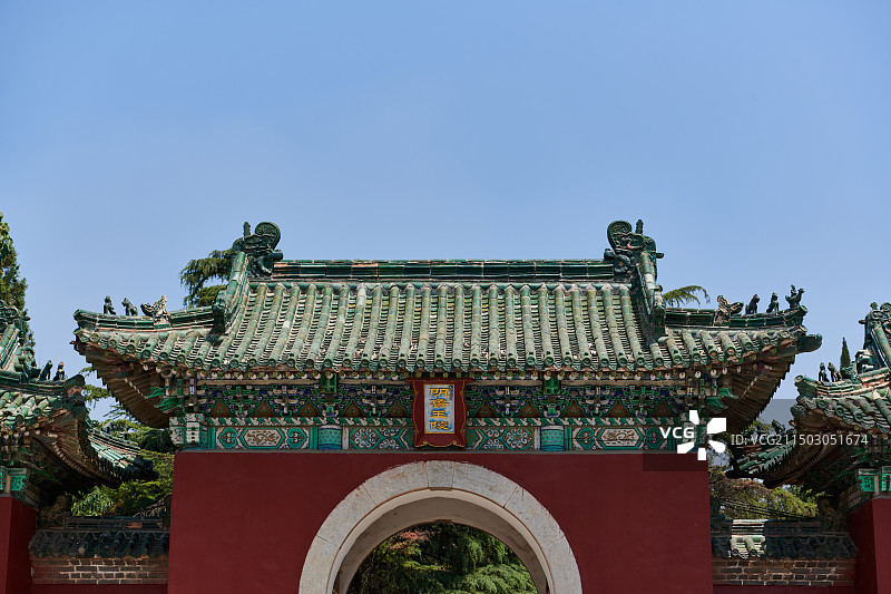 邹城明鲁王墓 鲁荒王陵图片素材