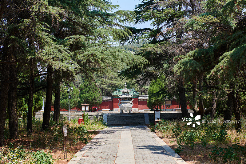 邹城明鲁王墓 鲁荒王陵图片素材