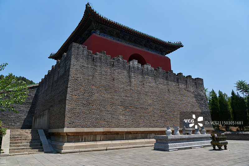 邹城明鲁王墓 鲁荒王陵图片素材