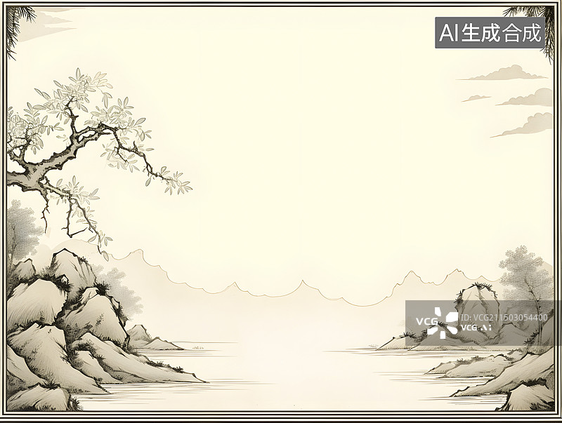 【AI数字艺术】中国风奖状,证书封面设计图片素材