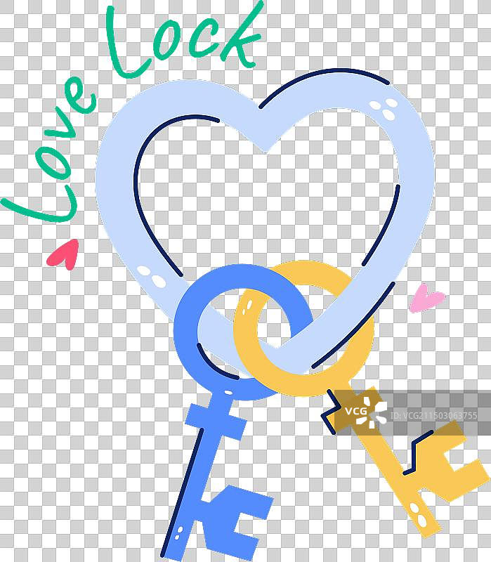 爱情锁图片素材