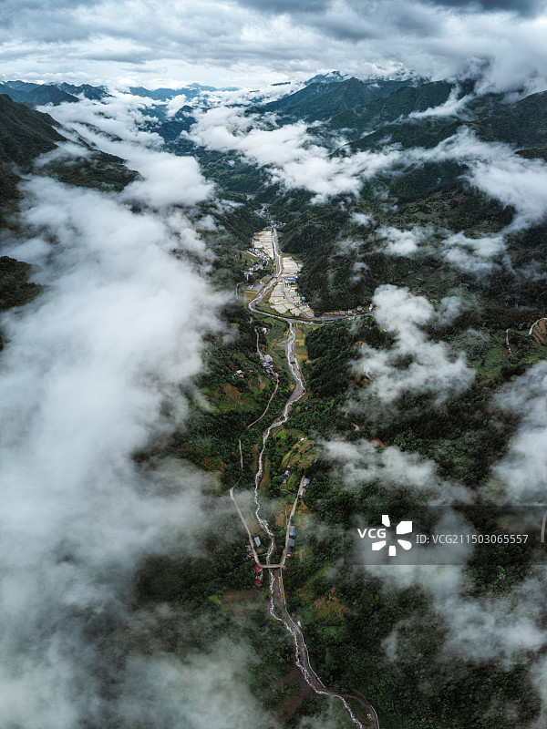 重庆开州雪宝山图片素材