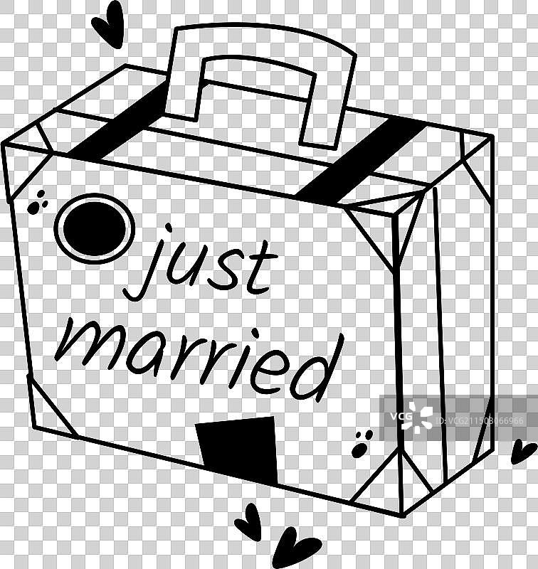 婚礼手提箱图片素材